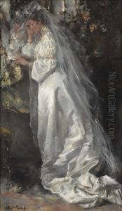 The Bride ('Bruiloftsmorgen') by Albert Roelofs