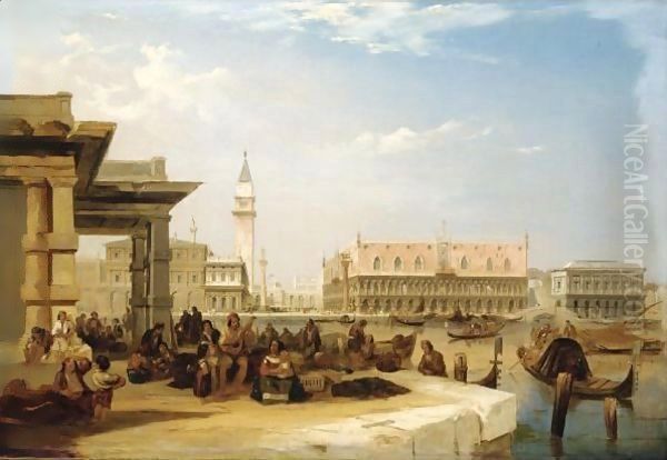 The Doge's Palace, From The Dogana, Venice - view 1