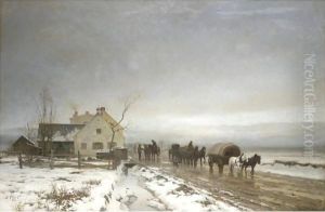 The Long And Wintery Road by Anders Anderson-Lundby