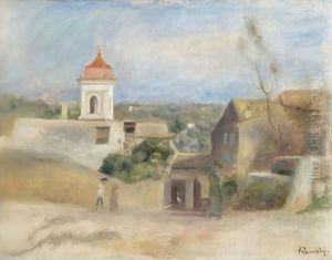 Paysage Et Chapelle - Paysage A Cagnes
