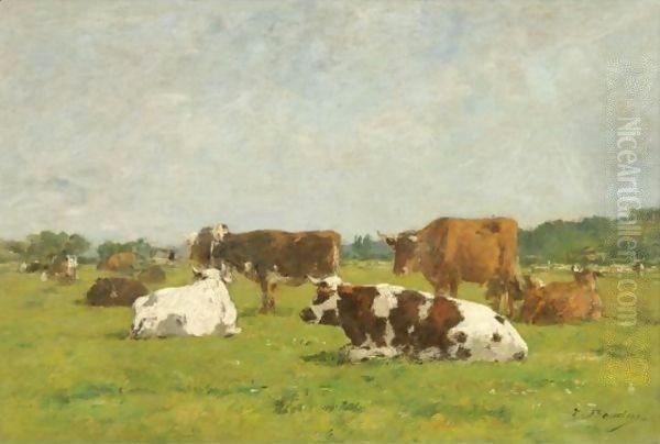 Vaches Au Pre - view 1