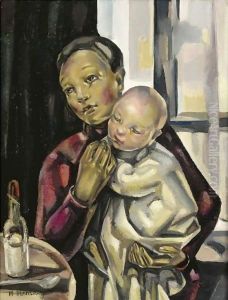 Maternite by Maria Blanchard