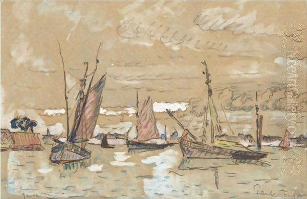 Bateaux A Honfleur - view 1