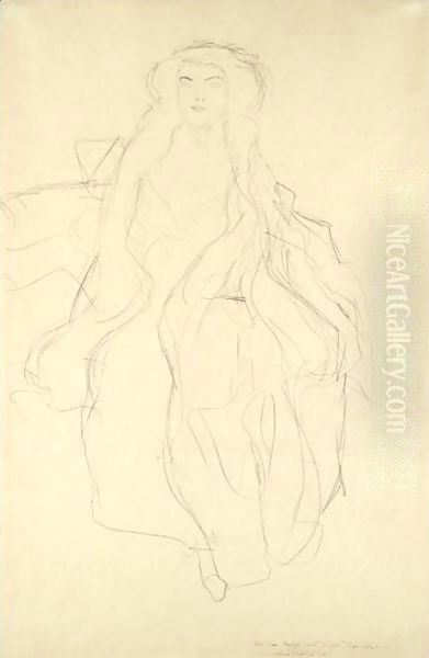 Sitzende Von Vorne (Seated Woman, Frontal View) - view 1