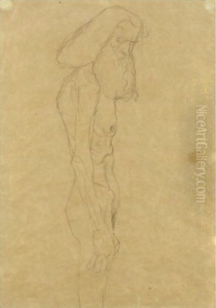 Aufrecht Stehender Greis Nach Rechts (Standing Old Man Facing To The Right) - view 1
