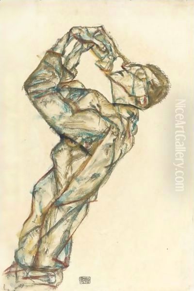 Pierrot (Selbstbildnis) (Pierrot - Self-Portrait) - view 1