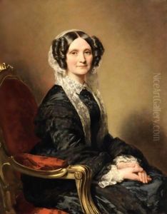 Portrait De Madame Francois-Marie Delessert by Franz Xavier Winterhalter