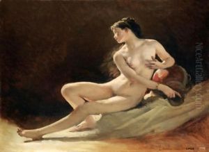 La Figure De La Seine, Etude Pour L'Opera Garnier A Paris by Isidore Alexandre Augustin Pils