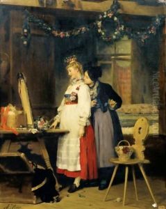 La Fiancee Alsacienne by Adolphe Weisz