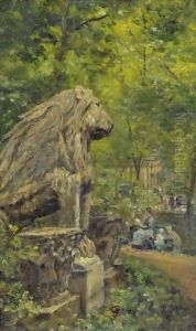 Square De Cluny, Paris by Stanislas Lepine