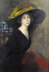 Portrait De Femme by Albrogio Alciati