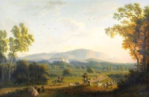 Vue De Persano by Jakob Philippe Hackert