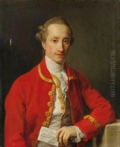 Portrait Du Baron Francois De Chambrier (1739-1781), Chambellan Du Roi De Prusse by Pompeo Gerolamo Batoni