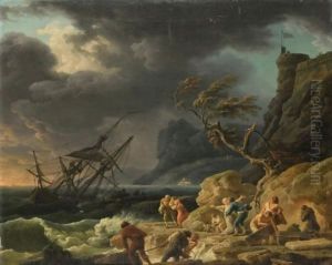 Le Naufrage by Claude-joseph Vernet