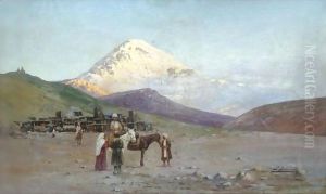 Mountain Caravanserai by Richard Karlovich Zommer