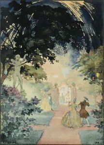 The Fireworks by Konstantin Andreevic Somov