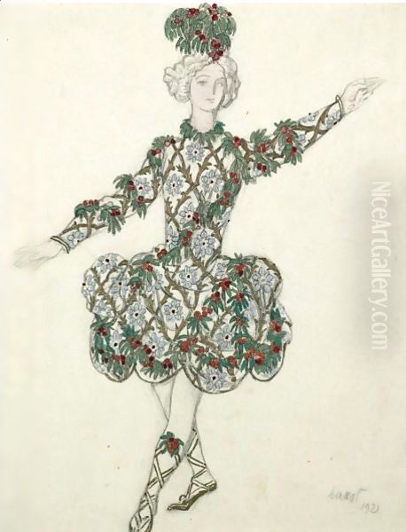 Costume Design For The Page Of The Cherry Fairy From A Production Of The Sleeping Beauty - view 1