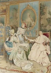 The Afternoon Tea by Ettore Simonetti