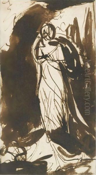 A Study Of Elizabeth Warren, Later Viscountess Bulkeley, As Hebe (1759-1826) - view 1