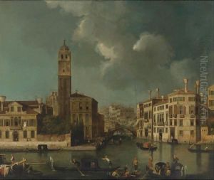 View Of The Entrance To The Canareggio by Giovanni Battista Tiepolo