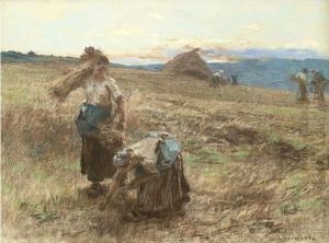 Les Glaneuses by Leon Augustin Lhermitte