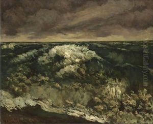 La Vague 6 by Gustave Courbet