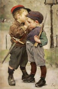 Le Consigne by Henri-Jules-Jean Geoffroy (Geo)
