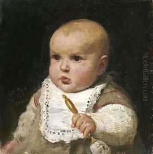 Infant With Rattle, 1878 Infant With Rattle, 1878