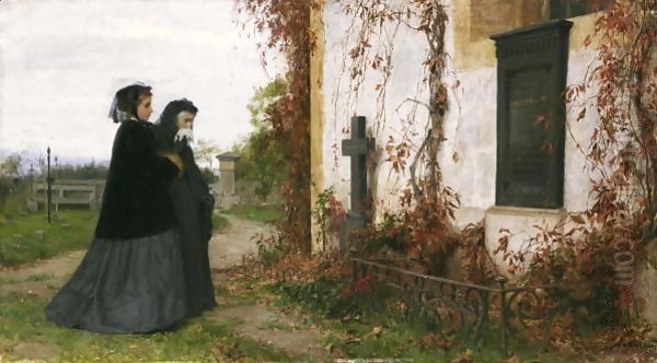 Auf Dem Friedhof At The Cemetery - view 1