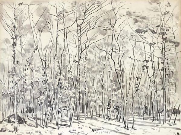 Drawing For 'The Beech Grove' - view 1