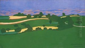 Corn Fields, 1900 by Felix Edouard Vallotton