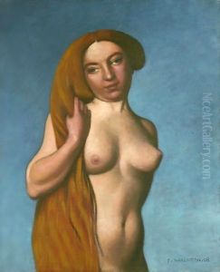 Torso Of A Woman, With Loose, Red Hair, 1908 by Felix Edouard Vallotton