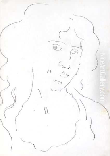 Study For 'Italian Woman' (Giulia Leonardi) - view 1