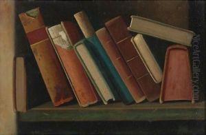 Old Books On A Shelf