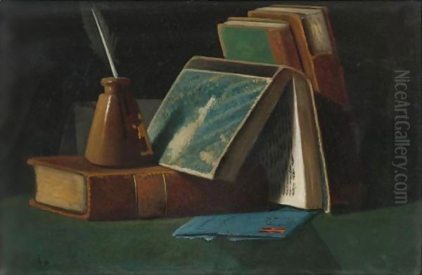 Books And Inkwell - view 1