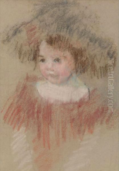 Margot In A Big Hat (Fillette, Corsage Rouge) - view 1