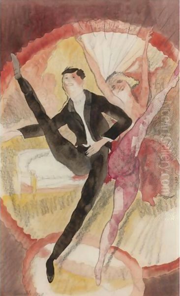 In Vaudeville, Two Dancers - view 1