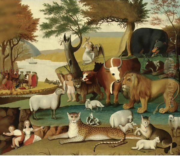 The Peaceable Kingdom With The Leopard Of Serenity - view 1