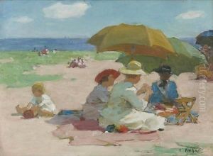 At The Beach 3 by Edward Henry Potthast