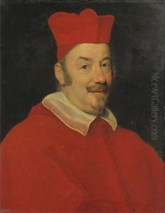 Ritratto Del Cardinale Pietro Ottoboni, Futuro Papa Alessandro VIII by Giovanni Battista (Baciccio) Gaulli