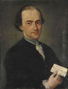 Ritratto Dell'Abate Antoine Ortica by Alessandro Longhi
