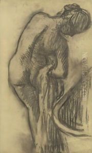 La Toilette Apres Le Bain by Edgar Degas