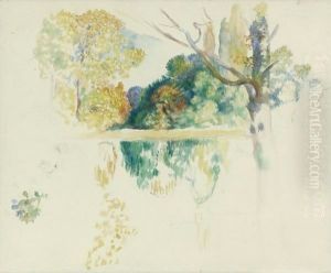 Le Lac by Pierre Auguste Renoir