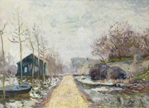 Inondation En Hiver, Basse Goulaine (Loire Inferieure, Pres De Nantes)