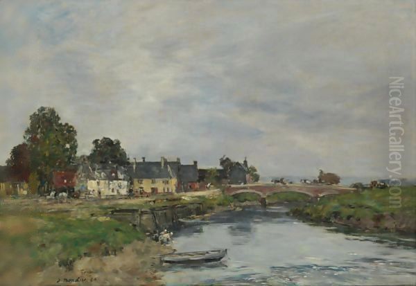 Touques, Le Vieux Port A Maree Basse - view 1