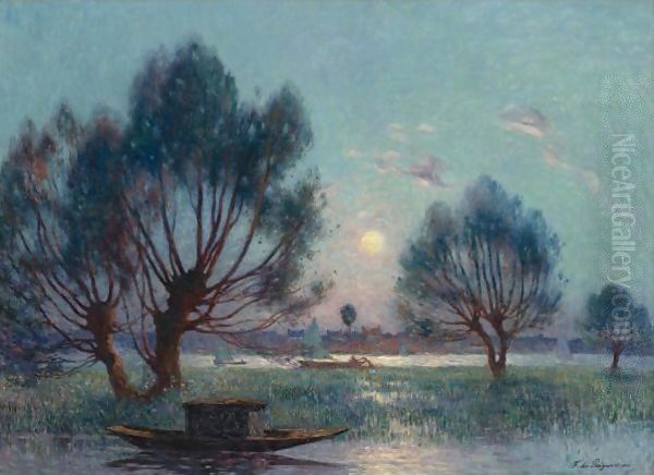 Clair De Lune Au Bord De La Loire - view 1