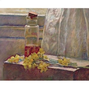 Jonquilles Et Bocal by Jean-Edouard Vuillard