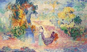 La Dame Au Parc by Henri Edmond Cross