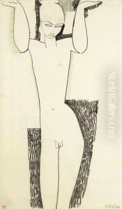 Cariatide Hermaphrodite by Amedeo Modigliani