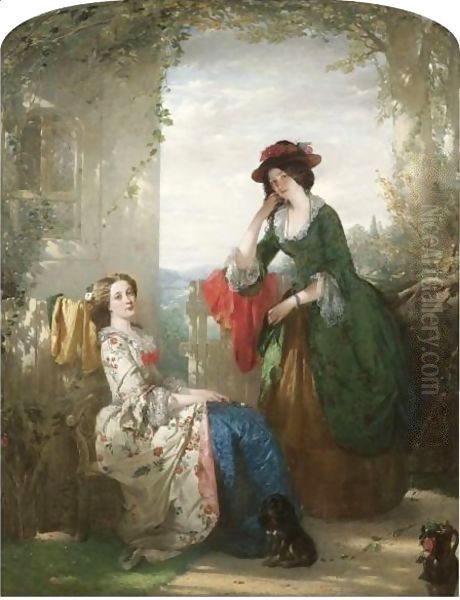 Sophia And Olivia, From The Vicar Of Wakefield - view 1
